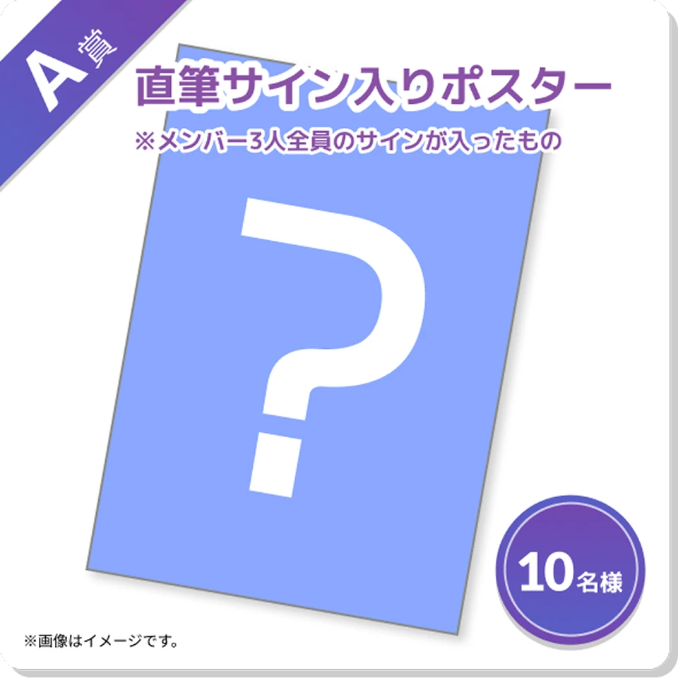 A賞 直筆サイン入りポスター